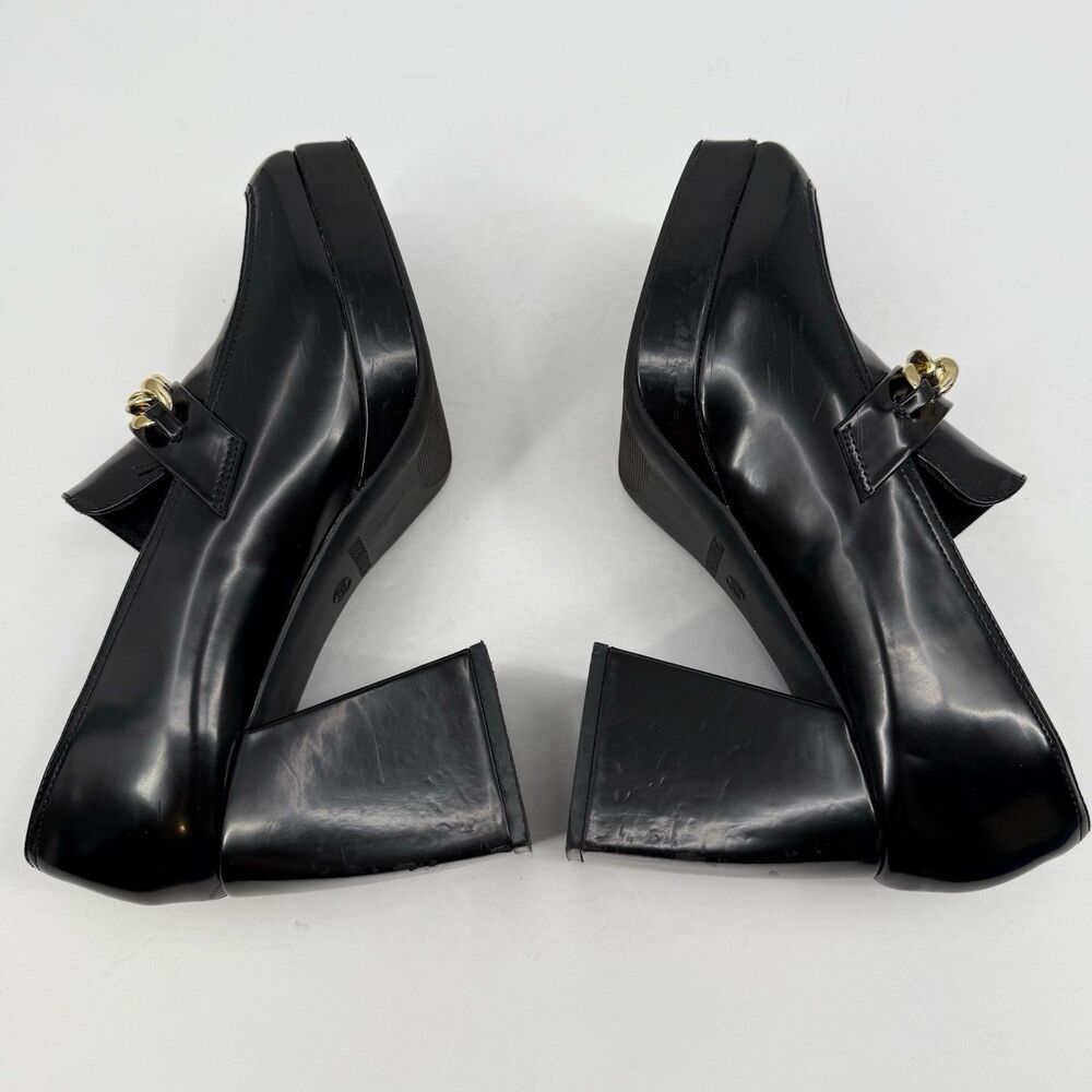 Dream Pairs Black Platform Loafers US 8.5 Chunky  Academia Y2K Style Gothic - Picture 6 of 15
